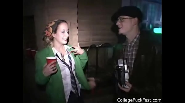 College girls get fucked at a wild campus party